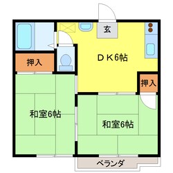 フレグランス川島Ａ棟の物件間取画像